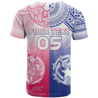 Custom Northern Mariana Islands And Japan Together T Shirt LT05 - Polynesian Pride