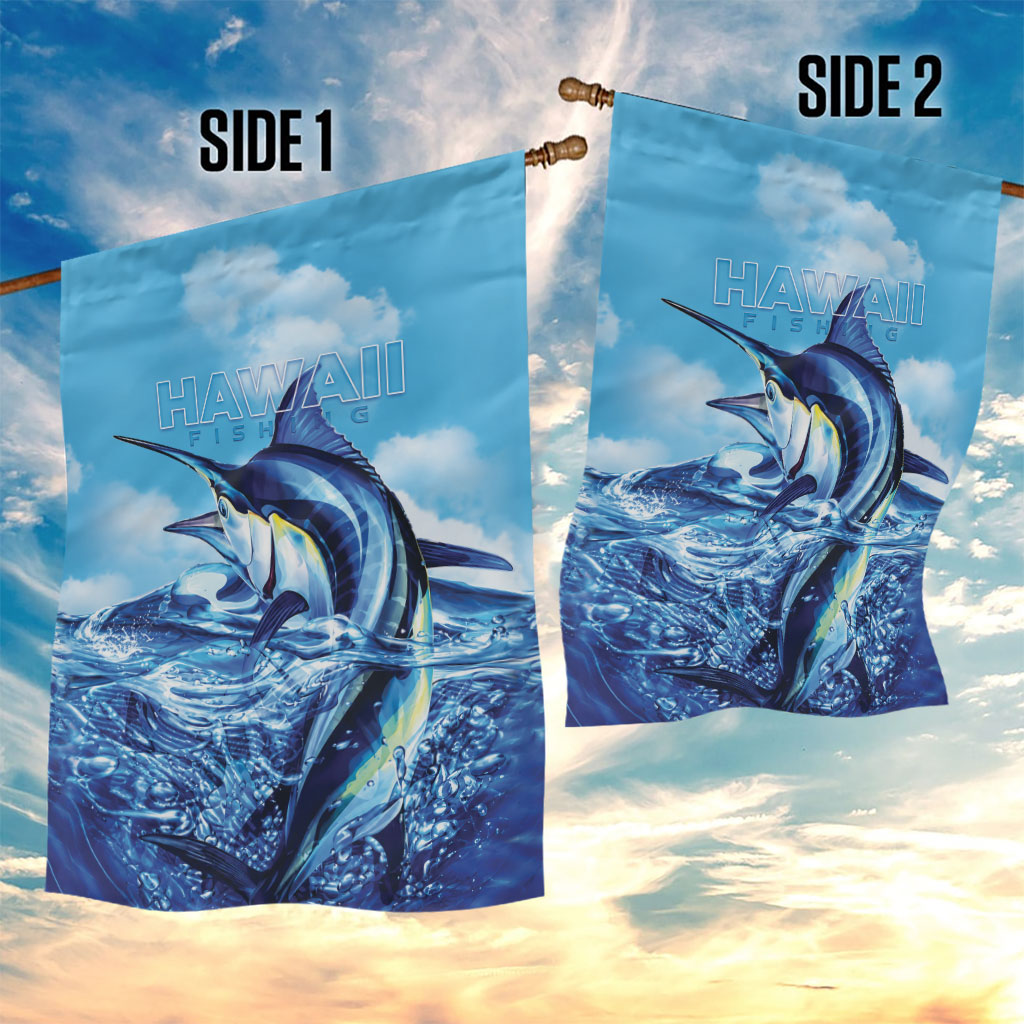 Hawaii Blue Marlin Fishing Garden Flag LT05 - Polynesian Pride