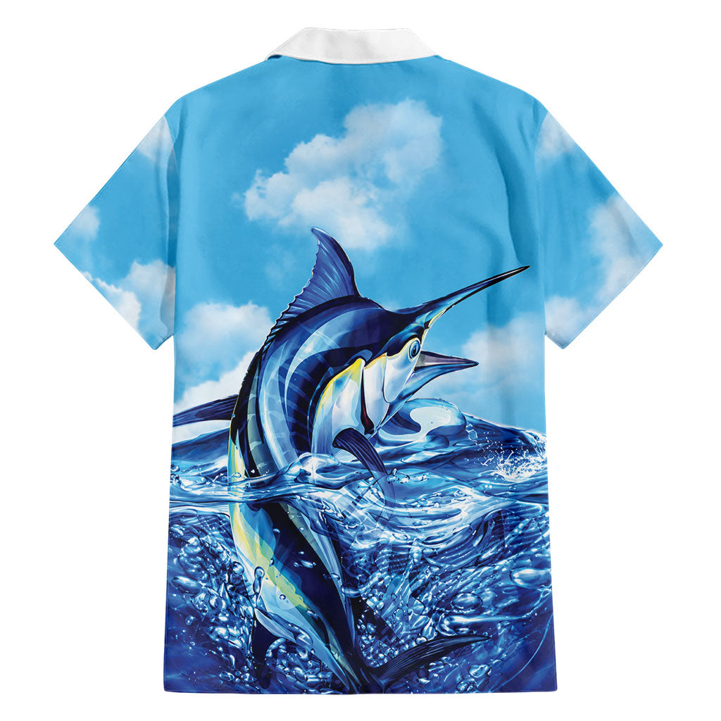 Hawaii Blue Marlin Fishing Hawaiian Shirt LT05 - Polynesian Pride