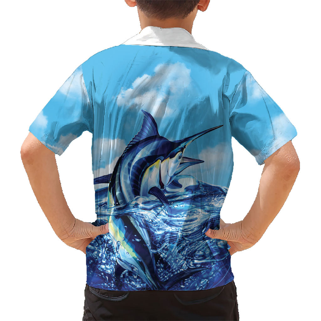Hawaii Blue Marlin Fishing Hawaiian Shirt LT05 - Polynesian Pride