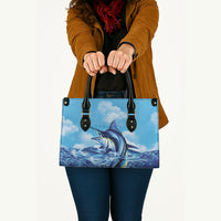 Hawaii Blue Marlin Fishing Leather Bag LT05 - Polynesian Pride