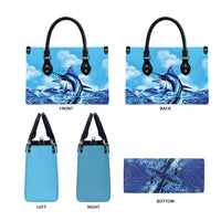 Hawaii Blue Marlin Fishing Leather Bag LT05 - Polynesian Pride