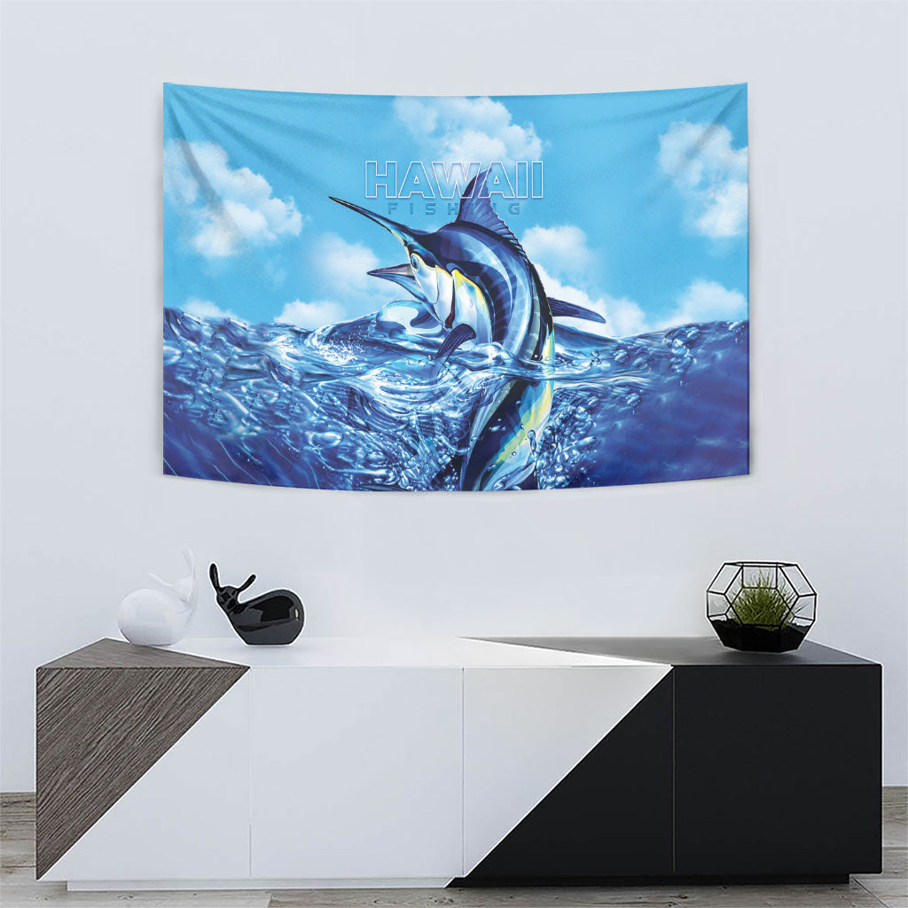 Hawaii Blue Marlin Fishing Tapestry LT05 - Polynesian Pride