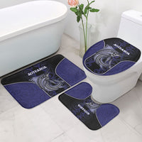 New Zealand Aotearoa Bathroom Set Blue Marlin Fishing Maori Pattern LT05 - Polynesian Pride