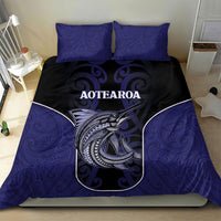 New Zealand Aotearoa Bedding Set Blue Marlin Fishing Maori Pattern LT05 - Polynesian Pride
