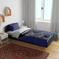 New Zealand Aotearoa Bedding Set Blue Marlin Fishing Maori Pattern LT05 - Polynesian Pride