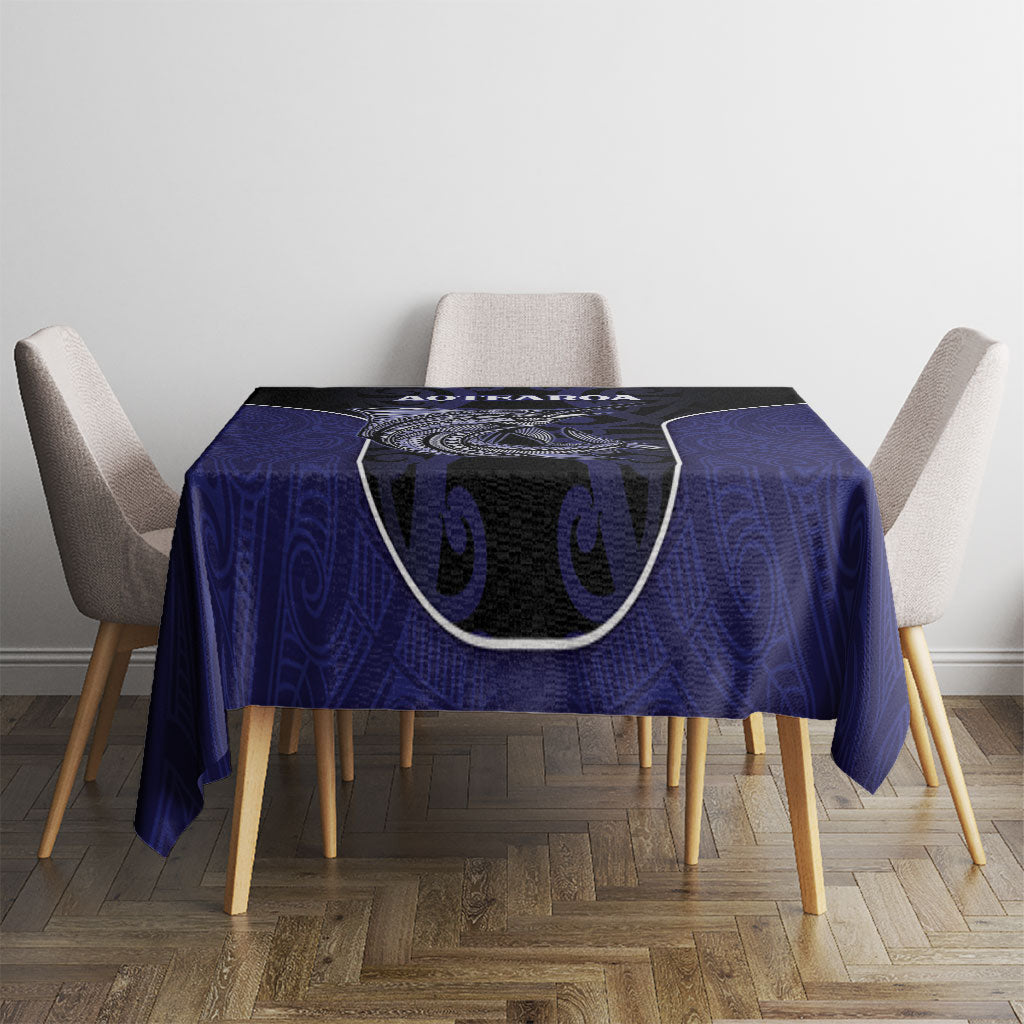 New Zealand Aotearoa Tablecloth Blue Marlin Fishing Maori Pattern LT05 - Polynesian Pride