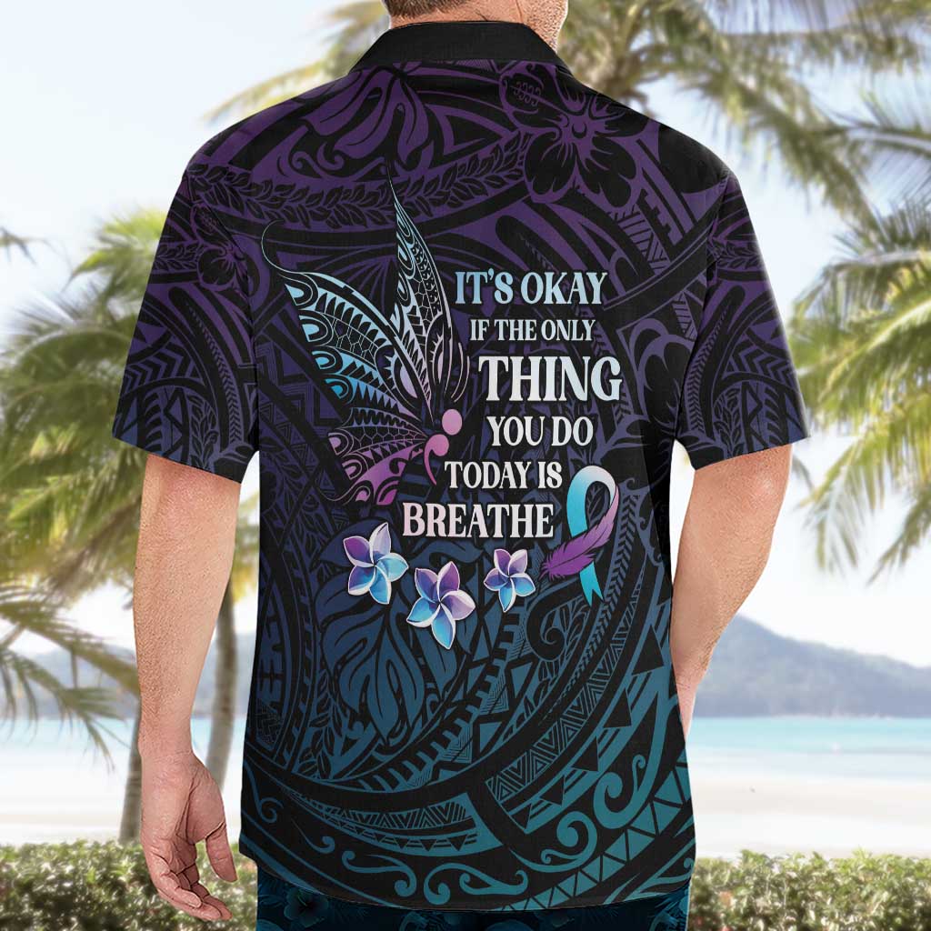 Polynesia Suicide Prevention Awareness Hawaiian Shirt Keep Going The World Needs You LT05 - Polynesian Pride