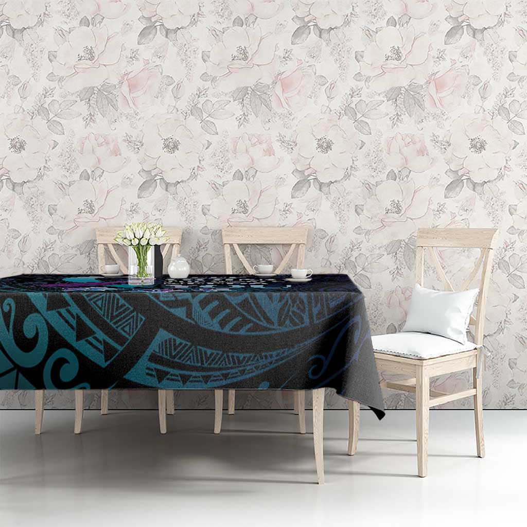 Polynesia Suicide Prevention Awareness Tablecloth Keep Going The World Needs You LT05 - Polynesian Pride