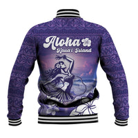 Aloha Hawaii Kauai Island Baseball Jacket Hula Till You Drop LT05 - Polynesian Pride