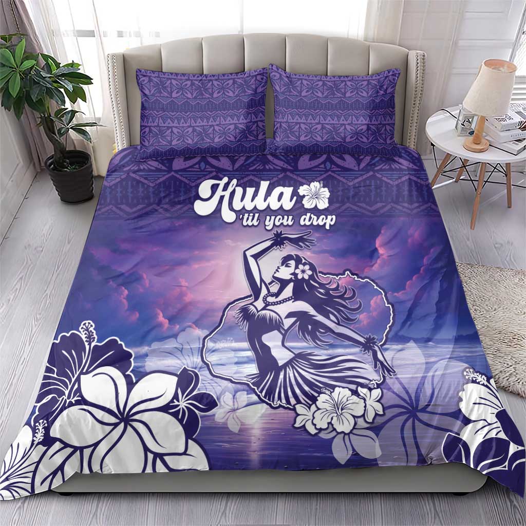 Aloha Hawaii Kauai Island Bedding Set Hula Till You Drop LT05 - Polynesian Pride