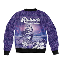 Aloha Hawaii Kauai Island Bomber Jacket Hula Till You Drop LT05 - Polynesian Pride