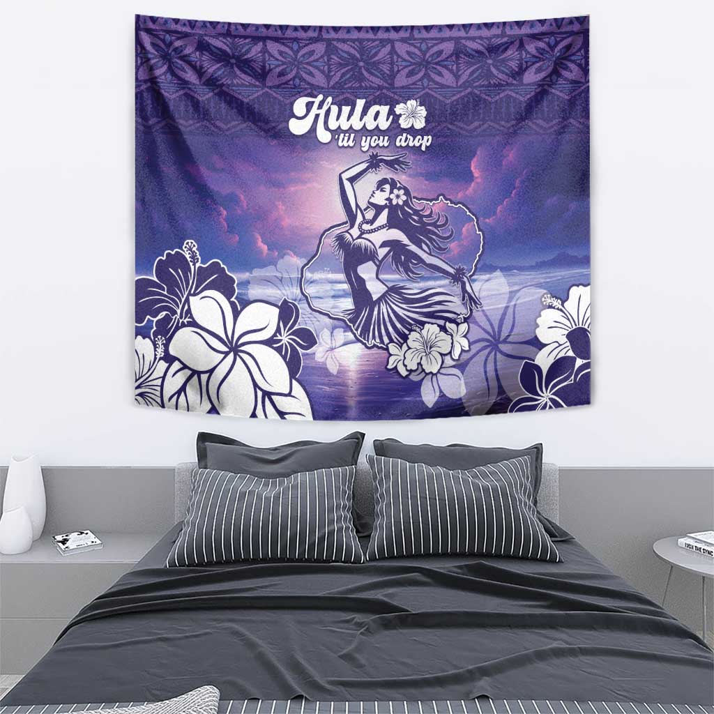 Aloha Hawaii Kauai Island Tapestry Hula Till You Drop LT05 - Polynesian Pride