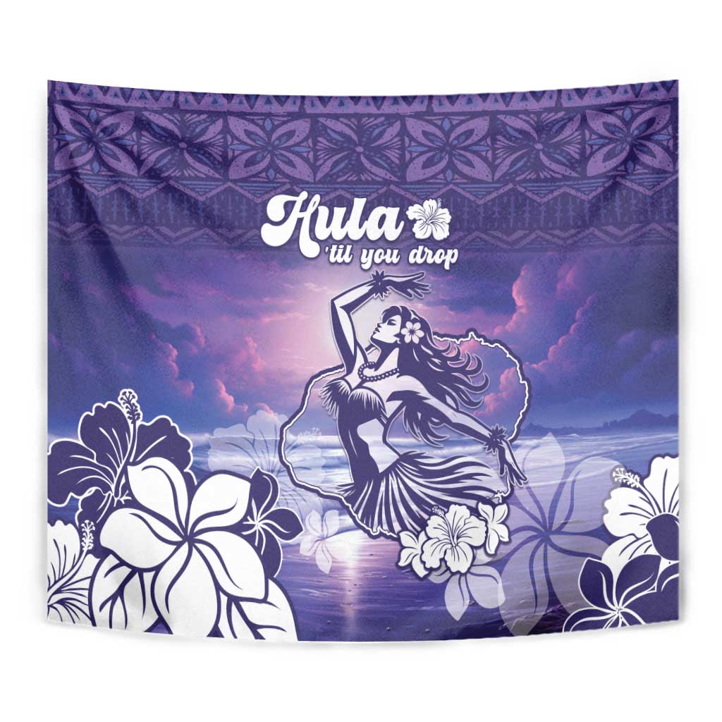 Aloha Hawaii Kauai Island Tapestry Hula Till You Drop LT05 - Polynesian Pride
