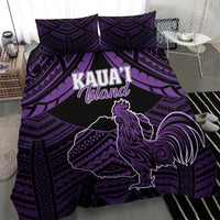 Hawaii Kauai Island Bedding Set Rooster Tribal Tattoo Simple Style LT05 - Polynesian Pride