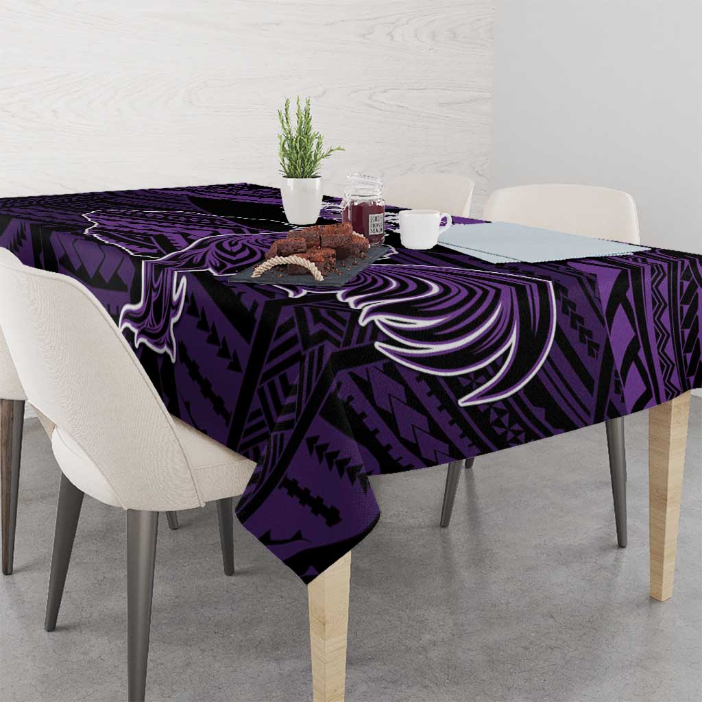 Hawaii Kauai Island Tablecloth Rooster Tribal Tattoo Simple Style LT05 - Polynesian Pride