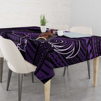 Hawaii Kauai Island Tablecloth Rooster Tribal Tattoo Simple Style LT05 - Polynesian Pride