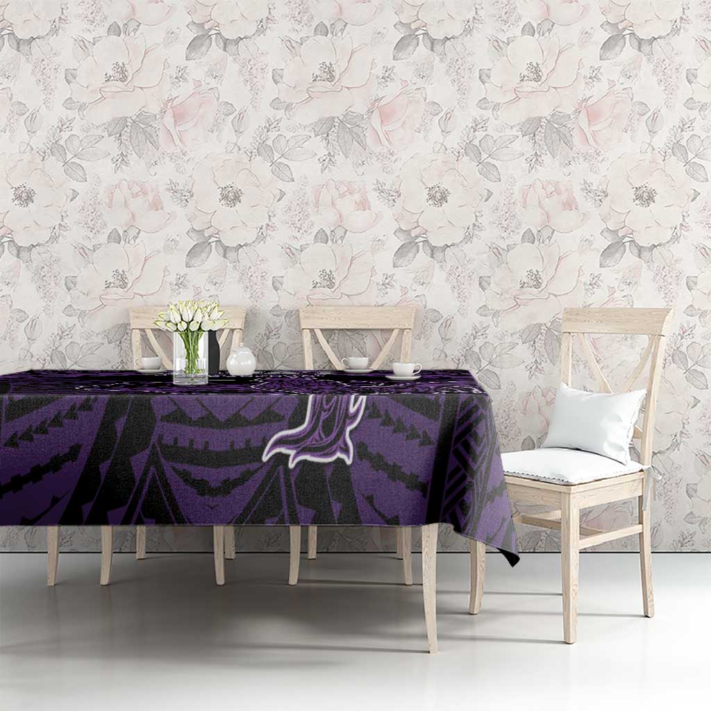 Hawaii Kauai Island Tablecloth Rooster Tribal Tattoo Simple Style LT05 - Polynesian Pride