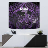 Hawaii Kauai Island Tapestry Rooster Tribal Tattoo Simple Style LT05 - Polynesian Pride
