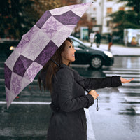 Lavender Manta Ray Hawaiian Quilt Motif Umbrella LT05 - Polynesian Pride