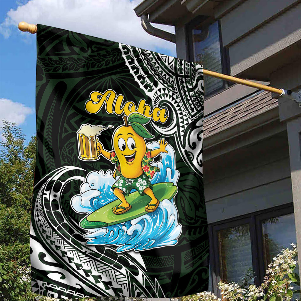 Aloha Hawaii Mango Surfing Garden Flag Polynesian Style LT05 - Polynesian Pride