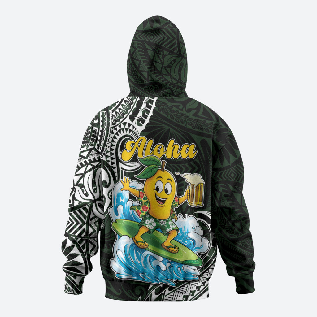 Aloha Hawaii Mango Surfing Hoodie Polynesian Style LT05 - Polynesian Pride