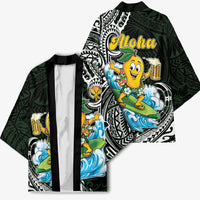 Aloha Hawaii Mango Surfing Kimono Polynesian Style LT05 - Polynesian Pride