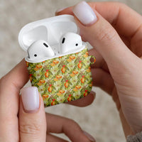 Vintage Hawaii Mango AirPods Case Yellow Green Hawaiian Palaka LT05 - Polynesian Pride