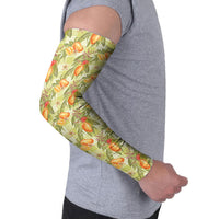 Vintage Hawaii Mango Arm Sleeves Yellow Green Hawaiian Palaka LT05 - Polynesian Pride