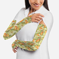 Vintage Hawaii Mango Arm Sleeves Yellow Green Hawaiian Palaka LT05 - Polynesian Pride