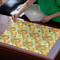 Vintage Hawaii Mango Puzzle Yellow Green Hawaiian Palaka LT05 - Polynesian Pride