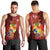 Personalized Tonga Men Tank Top Coat Of Arms Tongatapu With Ngatu Pattern LT05 - Polynesian Pride