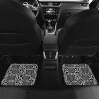 Happy Niue Constitution Day Car Mats Niuean Crab Hiapo Pattern Yellow Version LT05 Set 2pcs - Back Yellow - Polynesian Pride