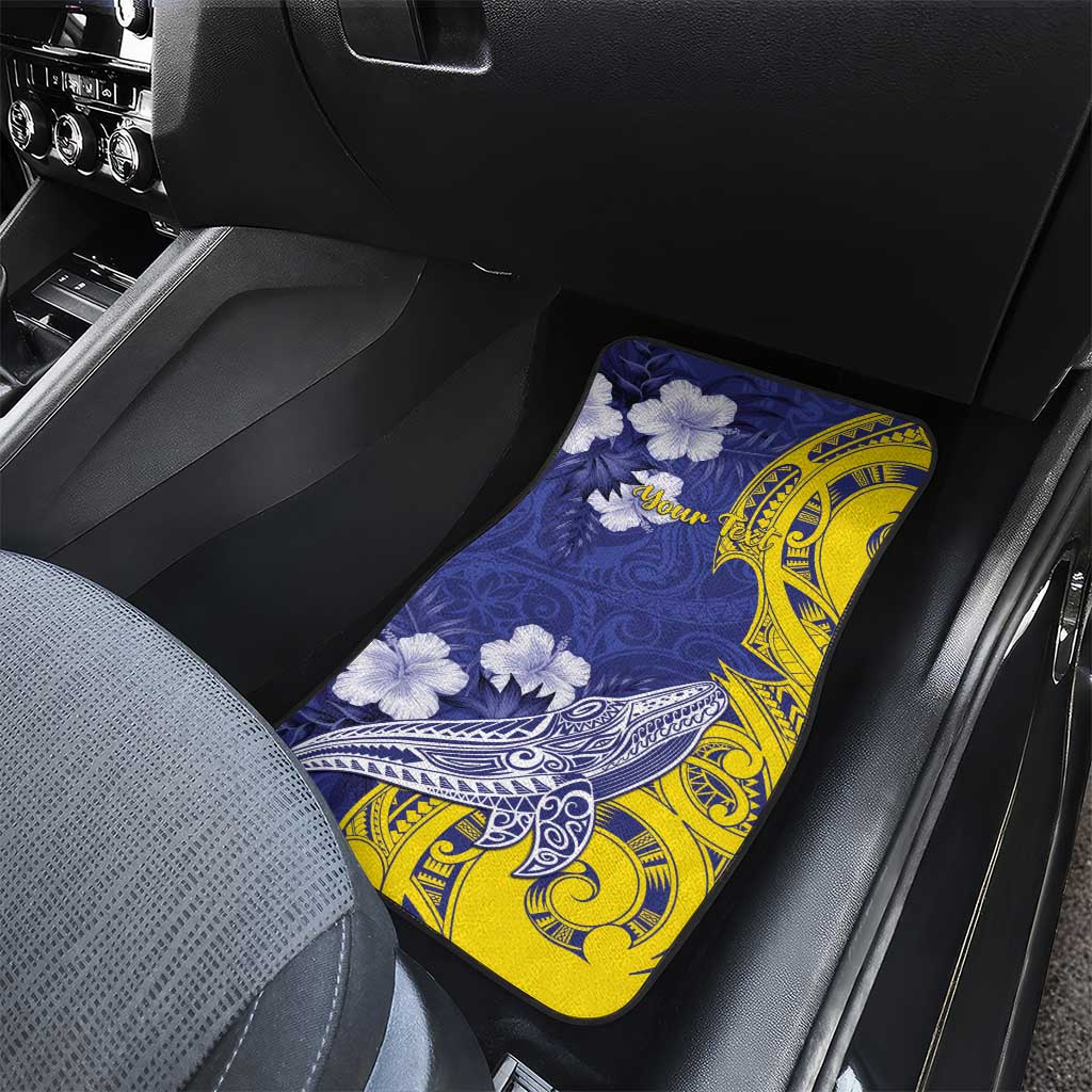 Nauru 92nd Anniversary Of Angam Car Mats Polynesian Whale Pattern LT05 - Polynesian Pride