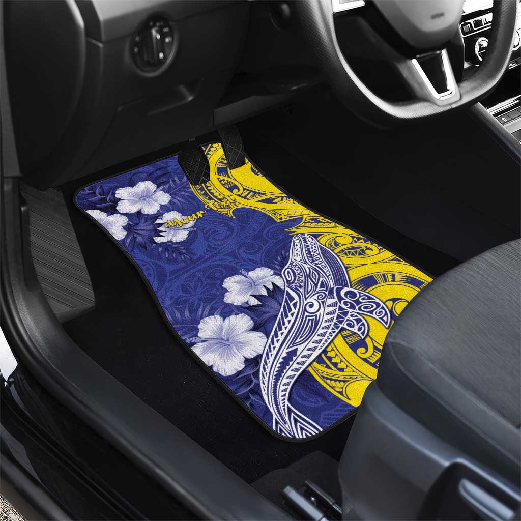 Nauru 92nd Anniversary Of Angam Car Mats Polynesian Whale Pattern LT05 - Polynesian Pride