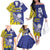 Personalised Nauru 92nd Anniversary Of Angam Family Matching Off The Shoulder Long Sleeve Dress and Hawaiian Shirt Polynesian Whale Pattern