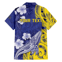 Personalised Nauru 92nd Anniversary Of Angam Hawaiian Shirt Polynesian Whale Pattern LT05 - Polynesian Pride