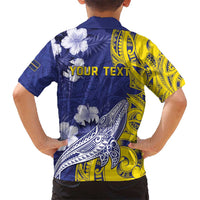 Personalised Nauru 92nd Anniversary Of Angam Hawaiian Shirt Polynesian Whale Pattern LT05 - Polynesian Pride
