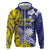 Personalised Nauru 92nd Anniversary Of Angam Hoodie Polynesian Whale Pattern