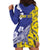 Personalised Nauru 92nd Anniversary Of Angam Hoodie Dress Polynesian Whale Pattern