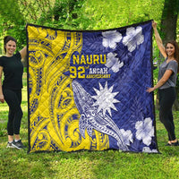 Nauru 92nd Anniversary Of Angam Quilt Polynesian Whale Pattern LT05 - Polynesian Pride
