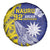 Nauru 92nd Anniversary Of Angam Spare Tire Cover Polynesian Whale Pattern