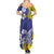 Personalised Nauru 92nd Anniversary Of Angam Summer Maxi Dress Polynesian Whale Pattern