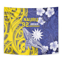 Nauru 92nd Anniversary Of Angam Tapestry Polynesian Whale Pattern LT05 - Polynesian Pride