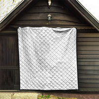 American Samoa White Sunday Quilt Polynesian Pattern With Tropical Flowers LT05 - Polynesian Pride