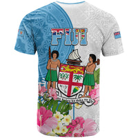 Fiji Day T Shirt Tanoa Hibiscus Fijian Tapa Masi Pattern LT05 - Polynesian Pride
