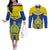 niue-constitution-day-couples-matching-off-the-shoulder-long-sleeve-dress-and-long-sleeve-button-shirts-coat-of-arms-niuean-hiapo-pattern