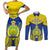 niue-constitution-day-couples-matching-short-sleeve-bodycon-dress-and-long-sleeve-button-shirts-coat-of-arms-niuean-hiapo-pattern