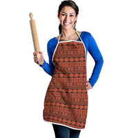 Polynesian Princess Inspired Tapa Pattern Apron
