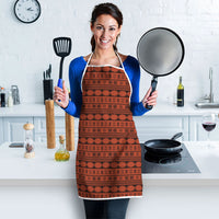 Polynesian Princess Inspired Tapa Pattern Apron